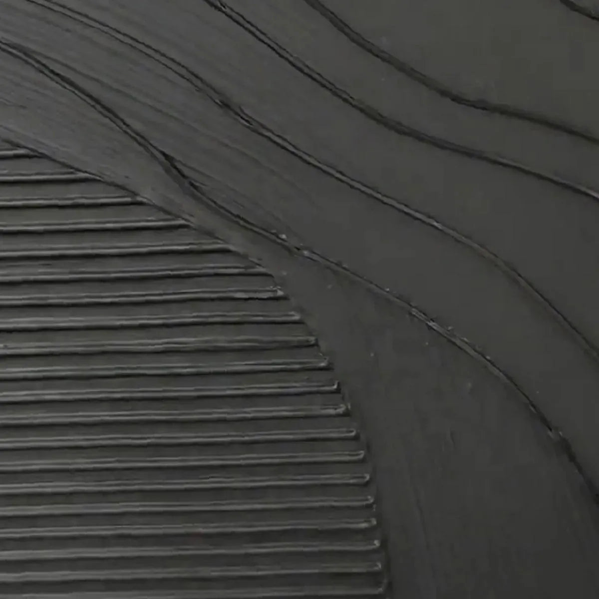 BLACK TEXTURE: Minimalist Textured Painting in Black