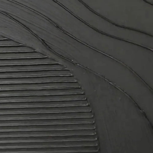 BLACK TEXTURE: Minimalist Textured Painting in Black
