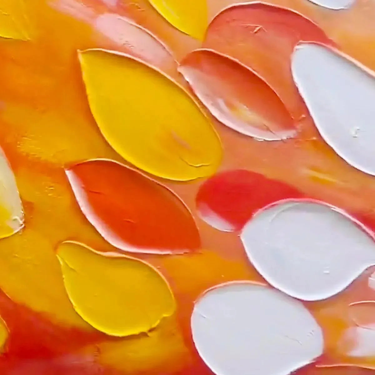 RAINBOW BURST: Textured Abstract Painting in Rainbow Colors