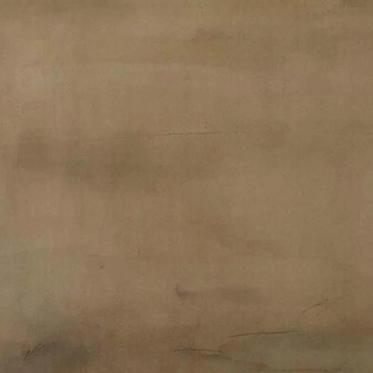 EARTHY MINIMALIST LANDSCAPE: Minimalist Abstract Painting in Brown