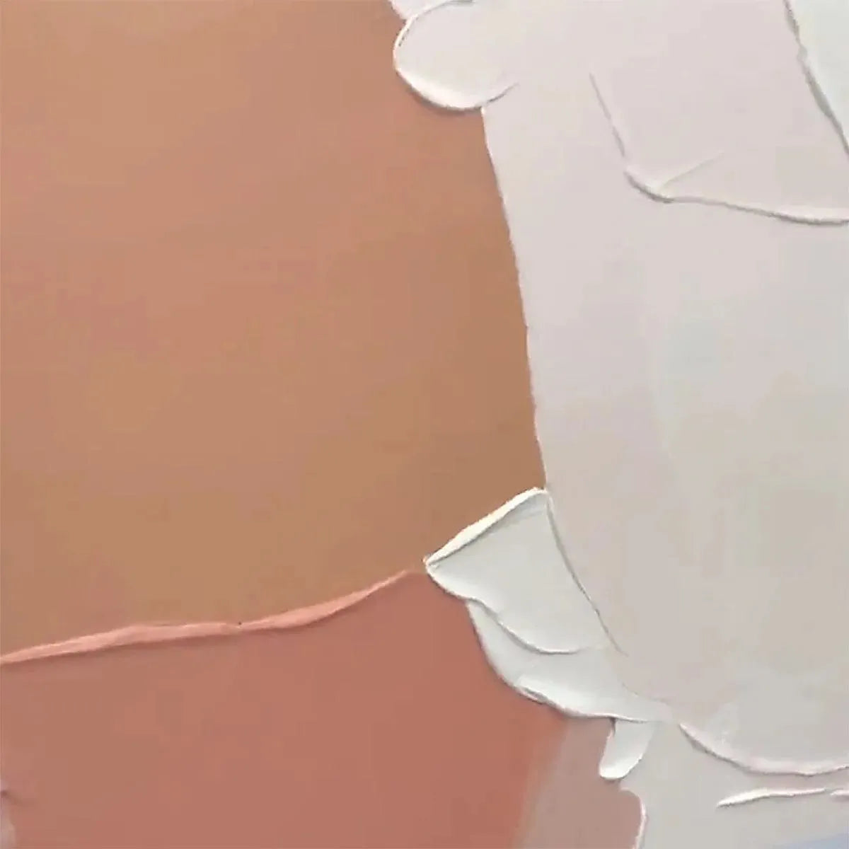 NUDE ABSTRACT: Textured Abstract Painting in Neutral Tones