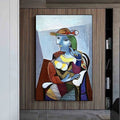 Beauty In A Hat Abstract Wall Art