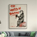 Funny Monkey "The World is Beautiful"