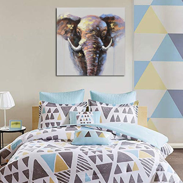 Elephant Abstract Wall Art