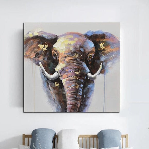 Elephant Abstract Wall Art
