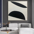 Black Hemispheres Canvas Wall Art