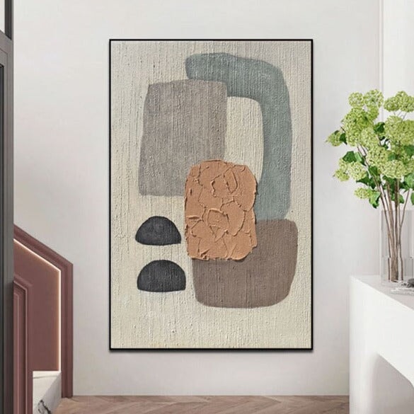 Colorful Figurines Abstract Wall Art