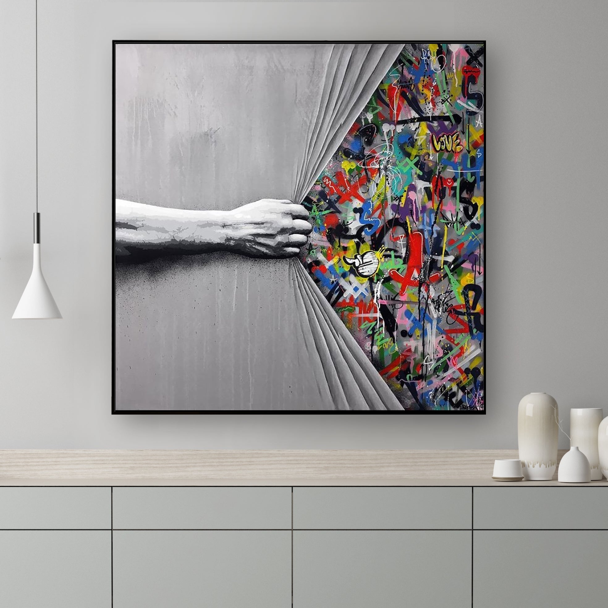 Graffiti Painting "Curtain"