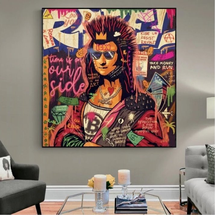 Crypto Mona Lisa Painting