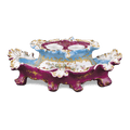 Old Paris Porcelain Rococo Inkstand