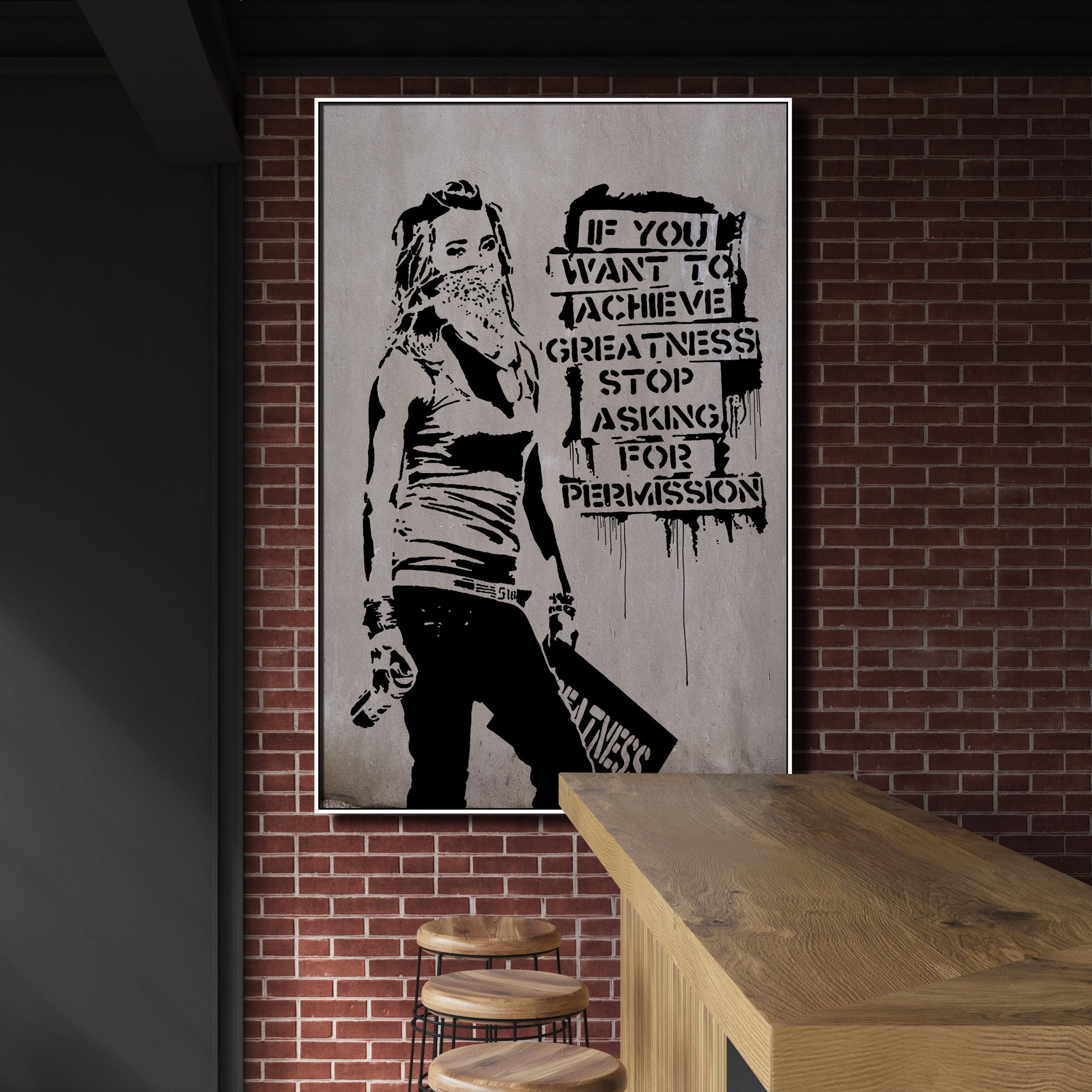 Motivational Graffiti Art