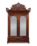 John Henry Belter Rosewood Armoire