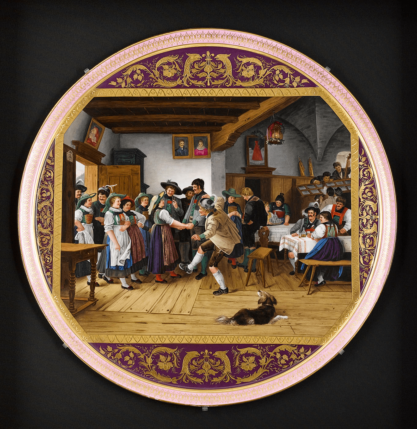 Decorative Vienna Porcelain Tray
