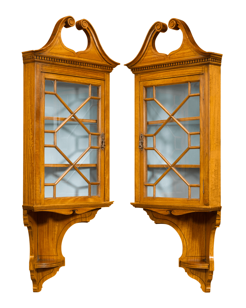 Victorian Corner Cabinets