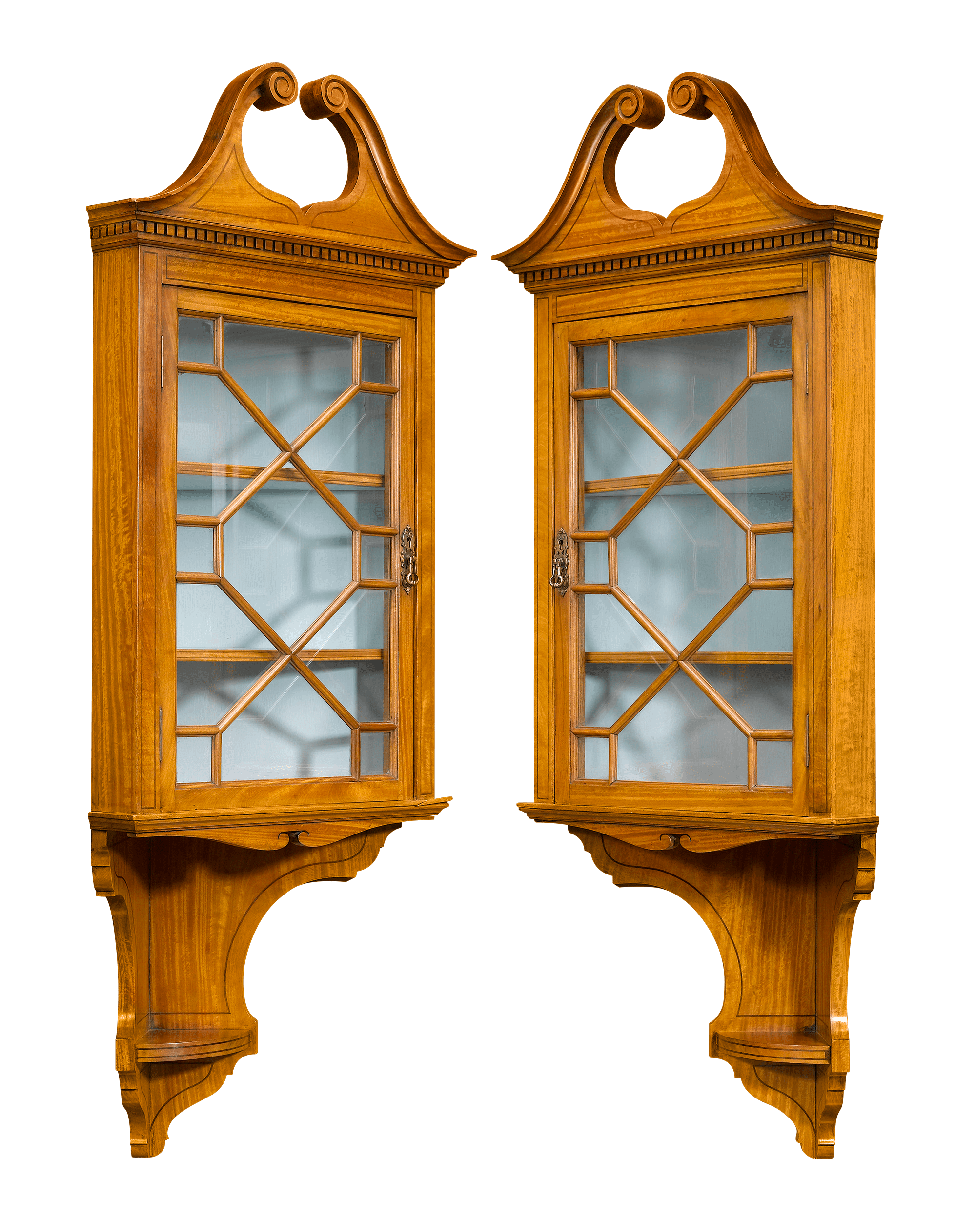 Victorian Corner Cabinets