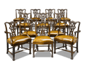 Chippendale-Style Mahogany Dining Chairs