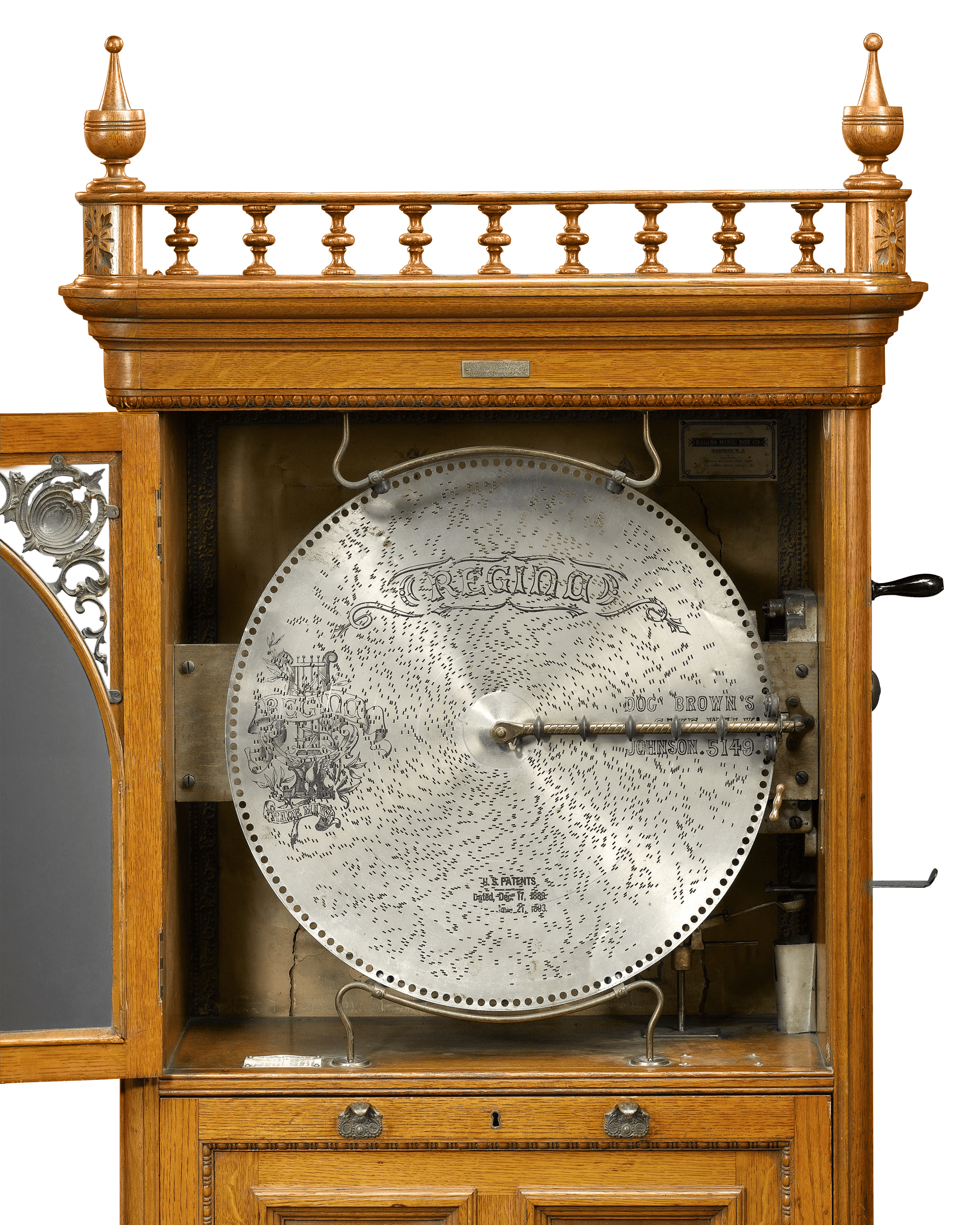 Regina Upright Music Box
