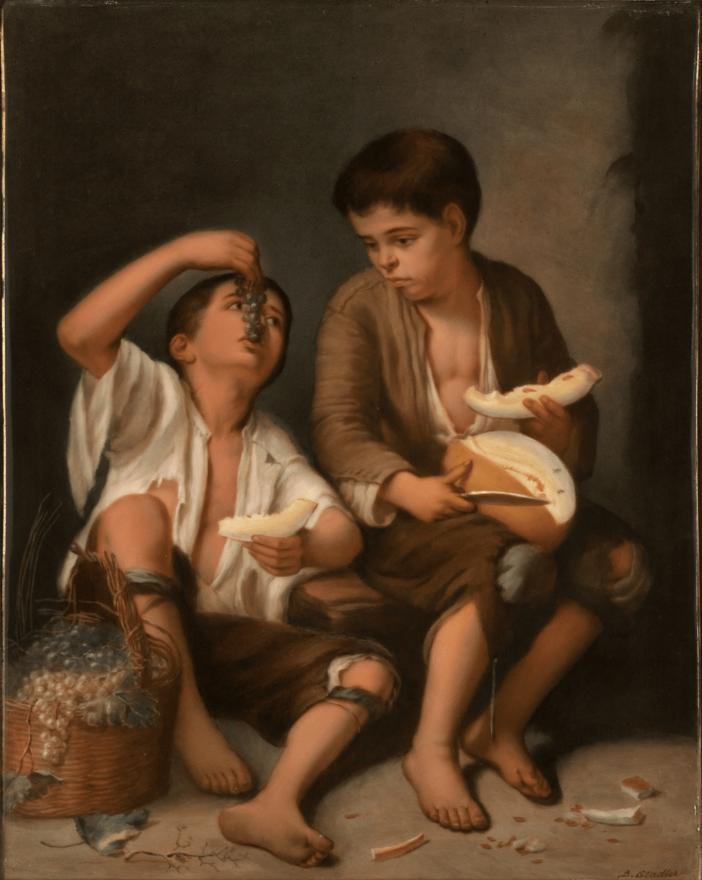 KPM Porcelain Painting After Murillo