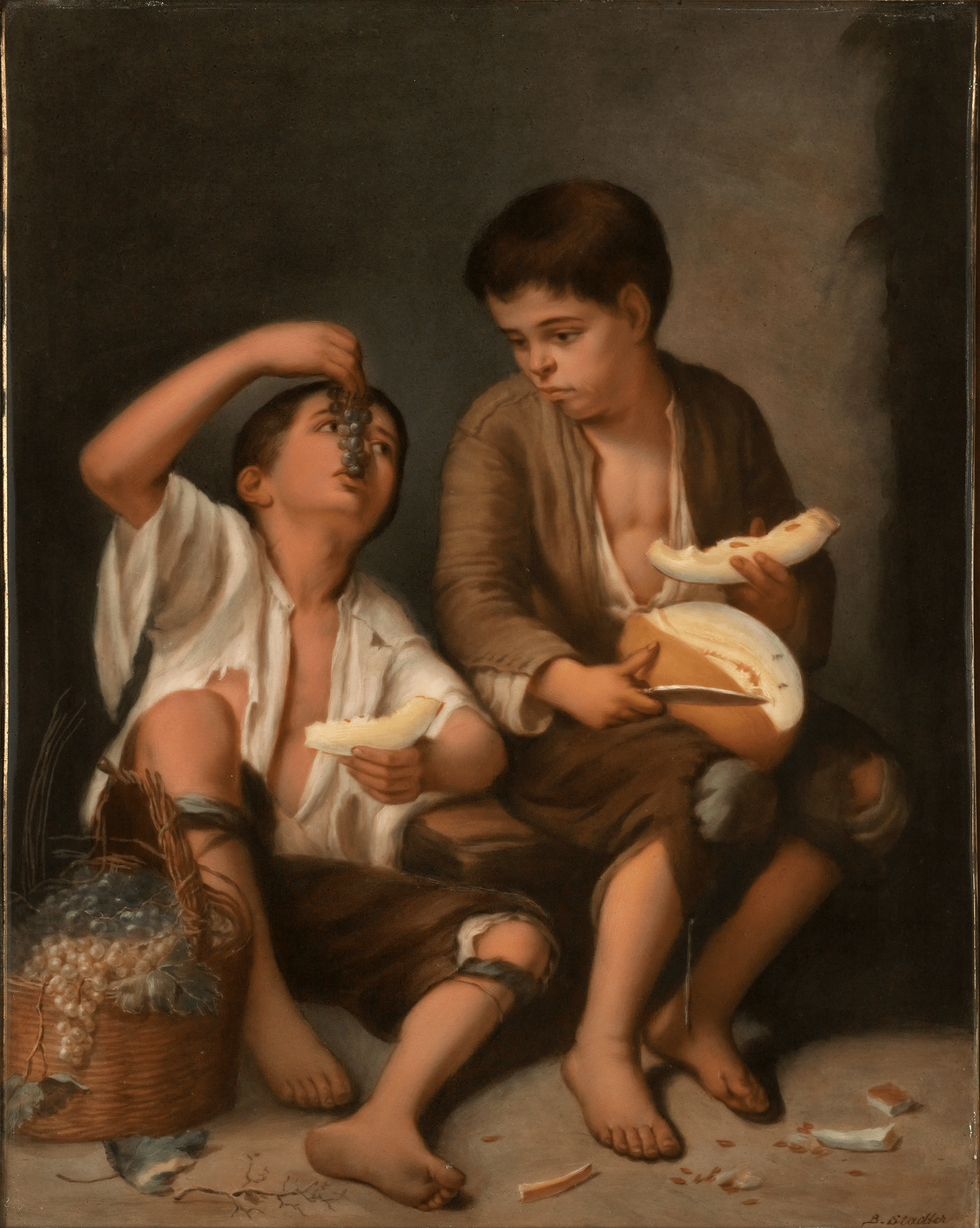 KPM Porcelain Painting After Murillo