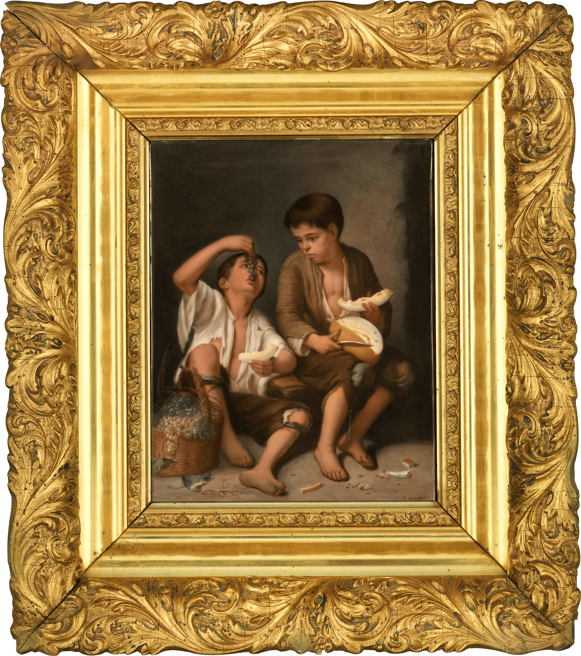 KPM Porcelain Painting After Murillo