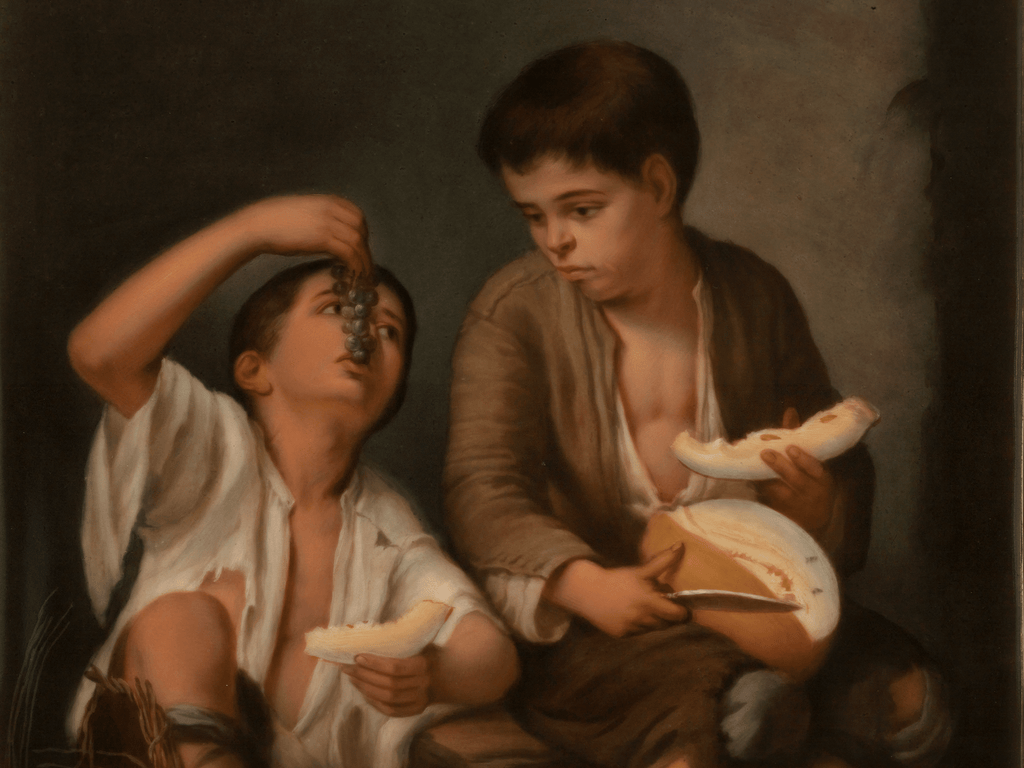 KPM Porcelain Painting After Murillo