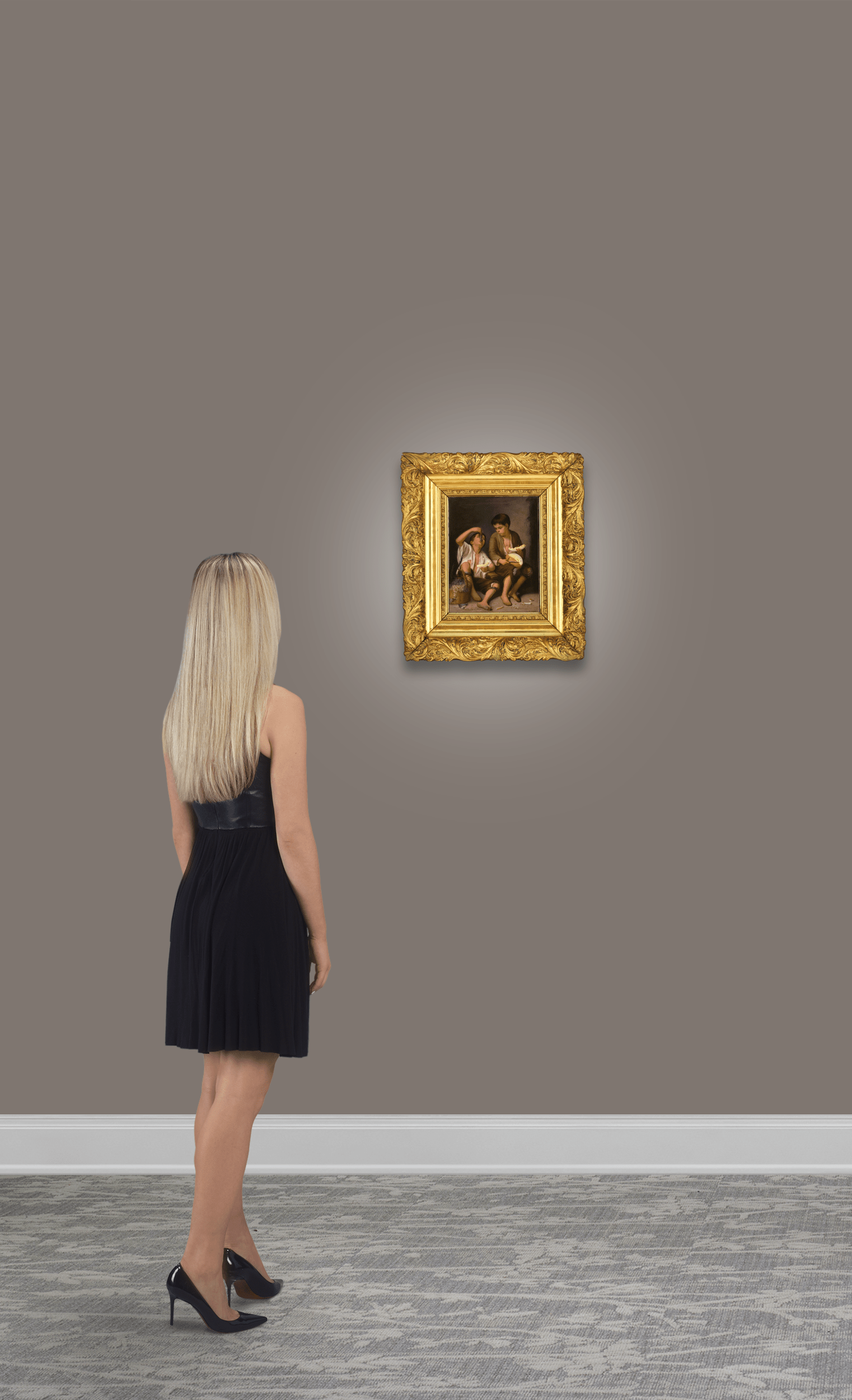 KPM Porcelain Painting After Murillo