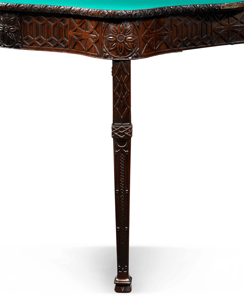 George  III Mahogany Concertina Card Table