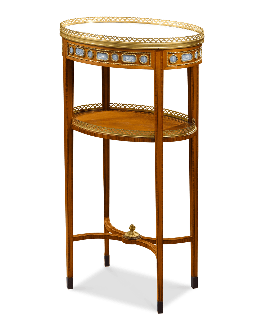 Satinwood and Wedgwood Plaque Side Table
