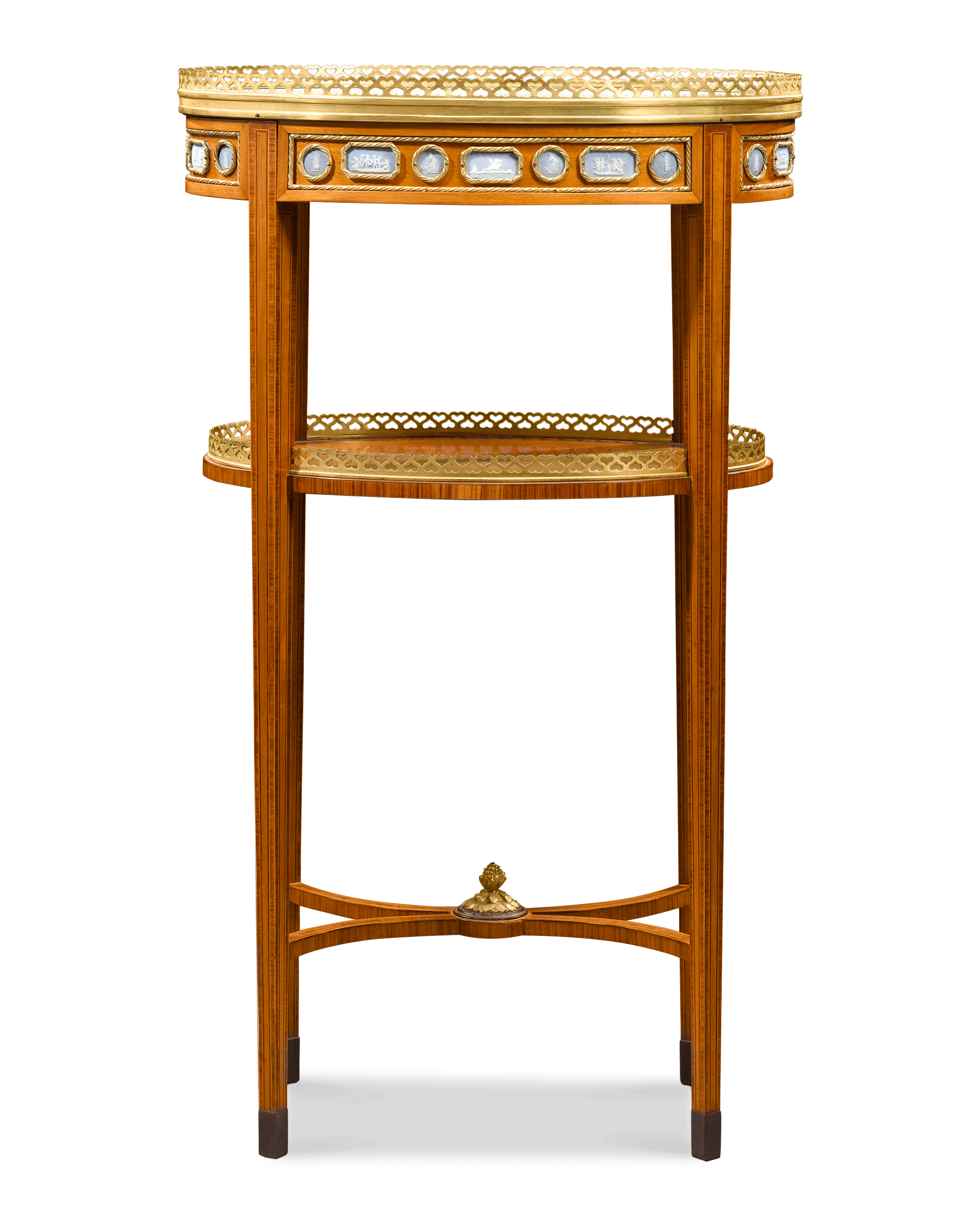 Satinwood and Wedgwood Plaque Side Table