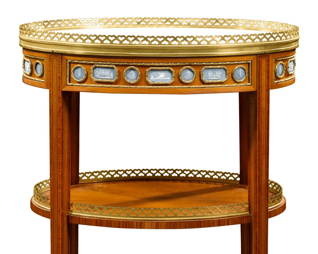 Satinwood and Wedgwood Plaque Side Table