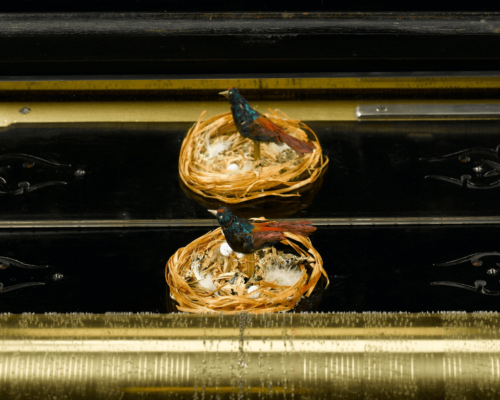 Mandolin Singing Bird Automaton Music Box