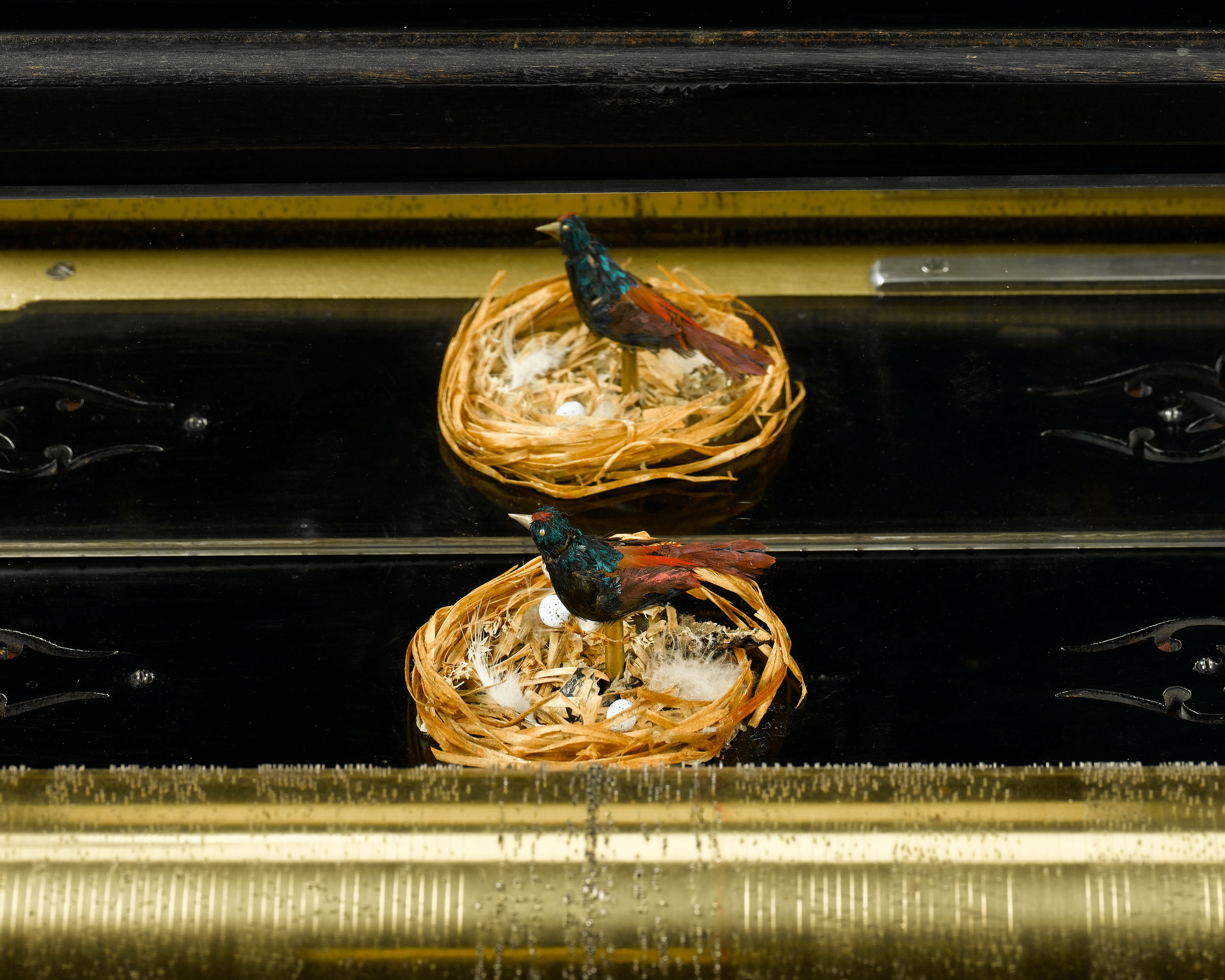 Mandolin Singing Bird Automaton Music Box