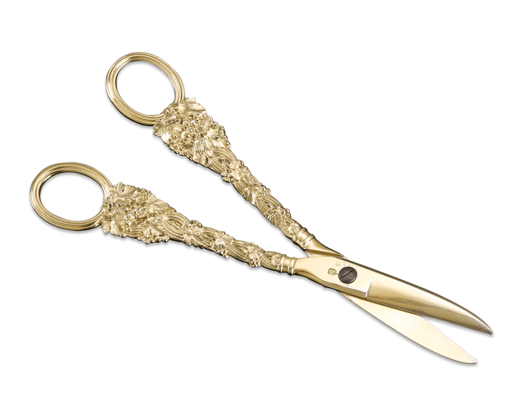 Paul Storr Silver-Gilt Grape Shears