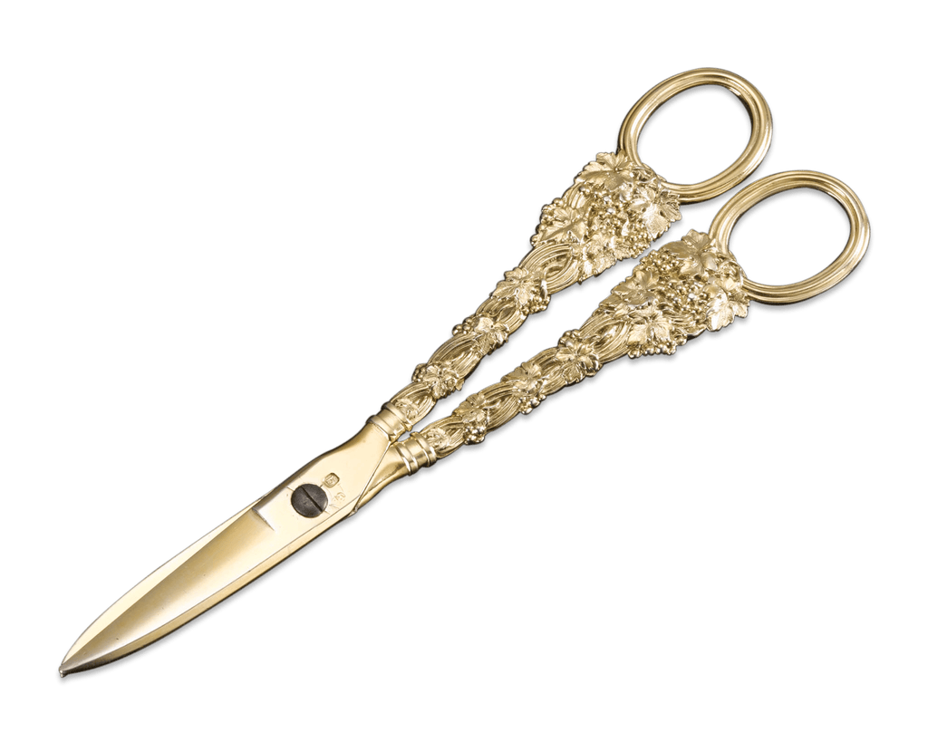 Paul Storr Silver-Gilt Grape Shears