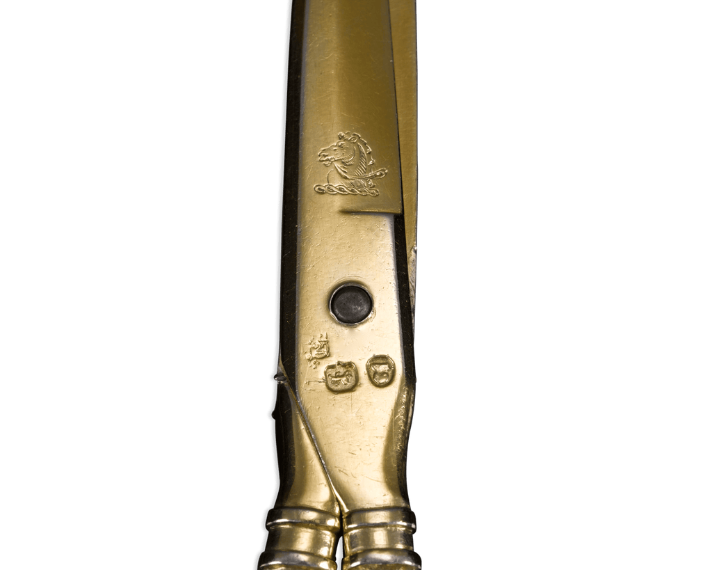 Paul Storr Silver-Gilt Grape Shears
