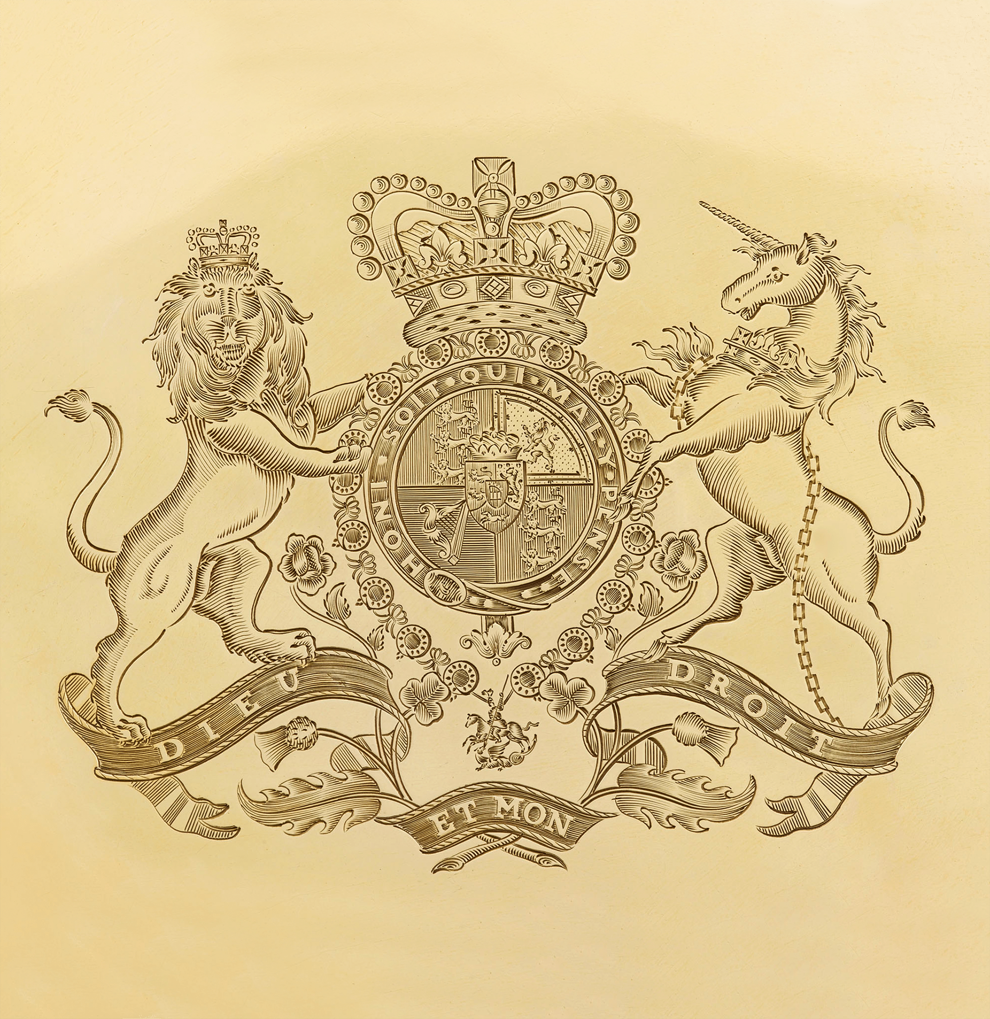 Royal Silver Gilt Tazze by Digby Scott and Benjamin Smith