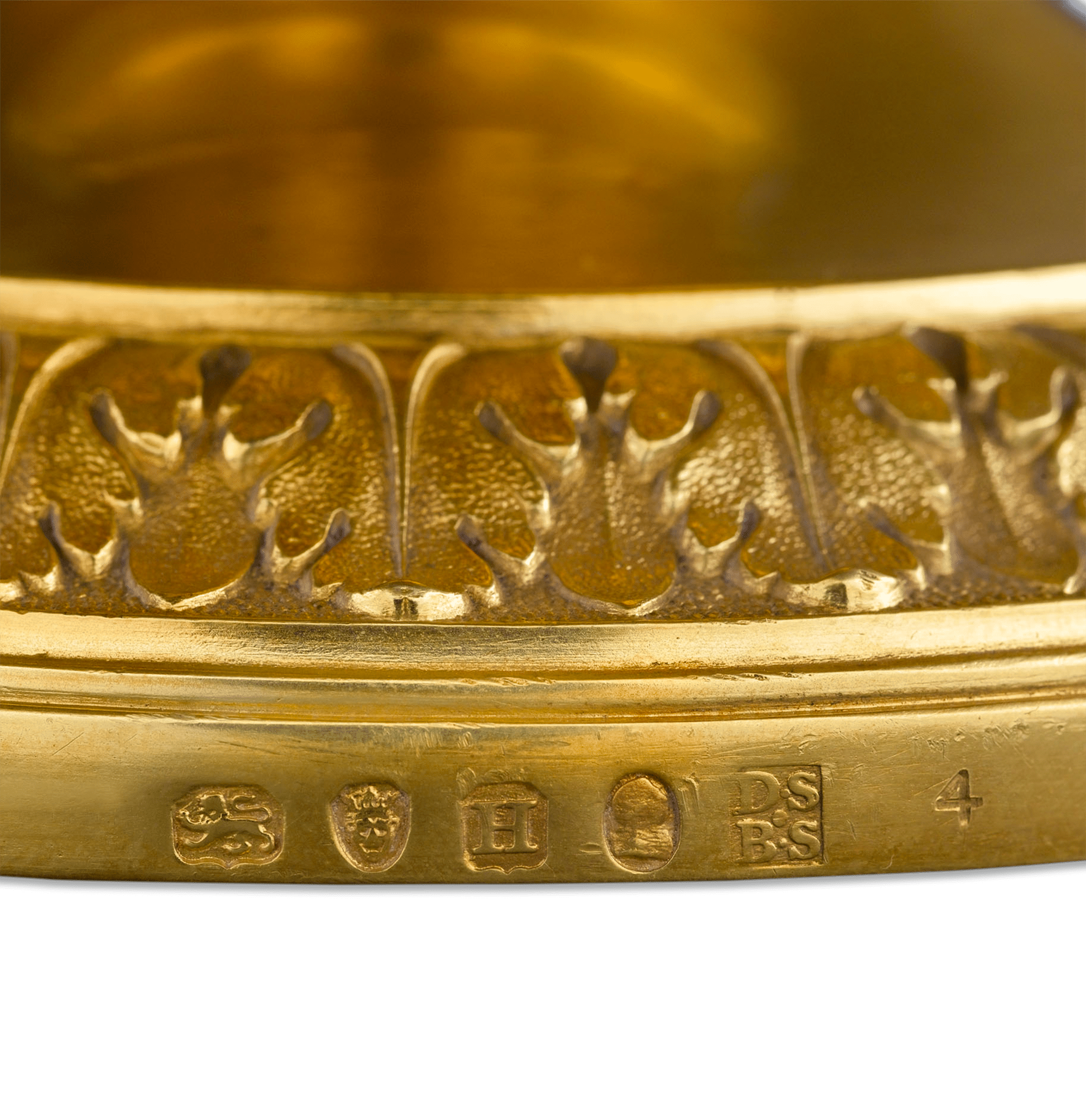 Royal Silver Gilt Tazze by Digby Scott and Benjamin Smith
