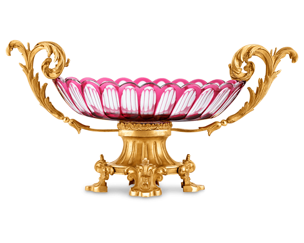 Baccarat Crystal and Doré Bronze Centerpiece
