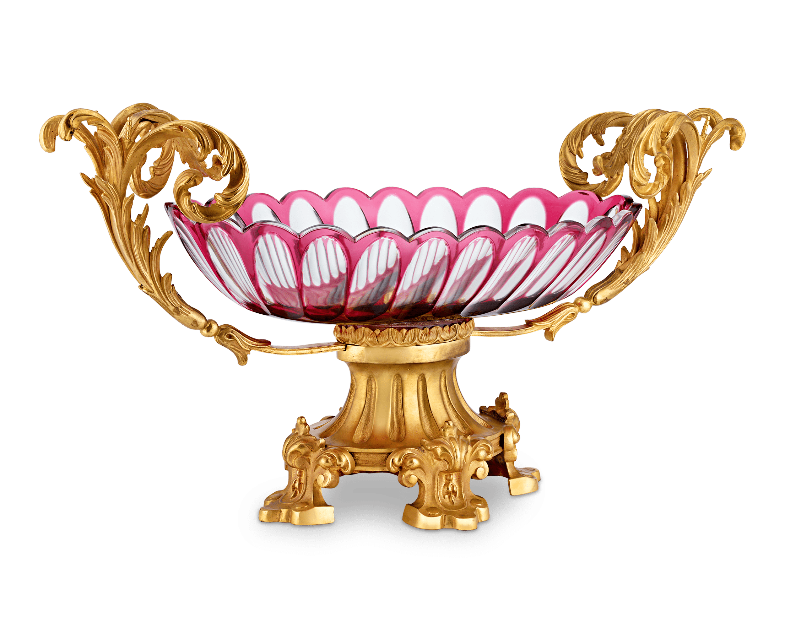 Baccarat Crystal and Doré Bronze Centerpiece