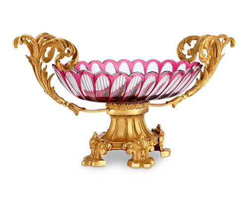 Baccarat Crystal and Doré Bronze Centerpiece