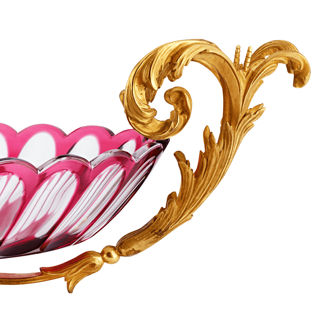 Baccarat Crystal and Doré Bronze Centerpiece