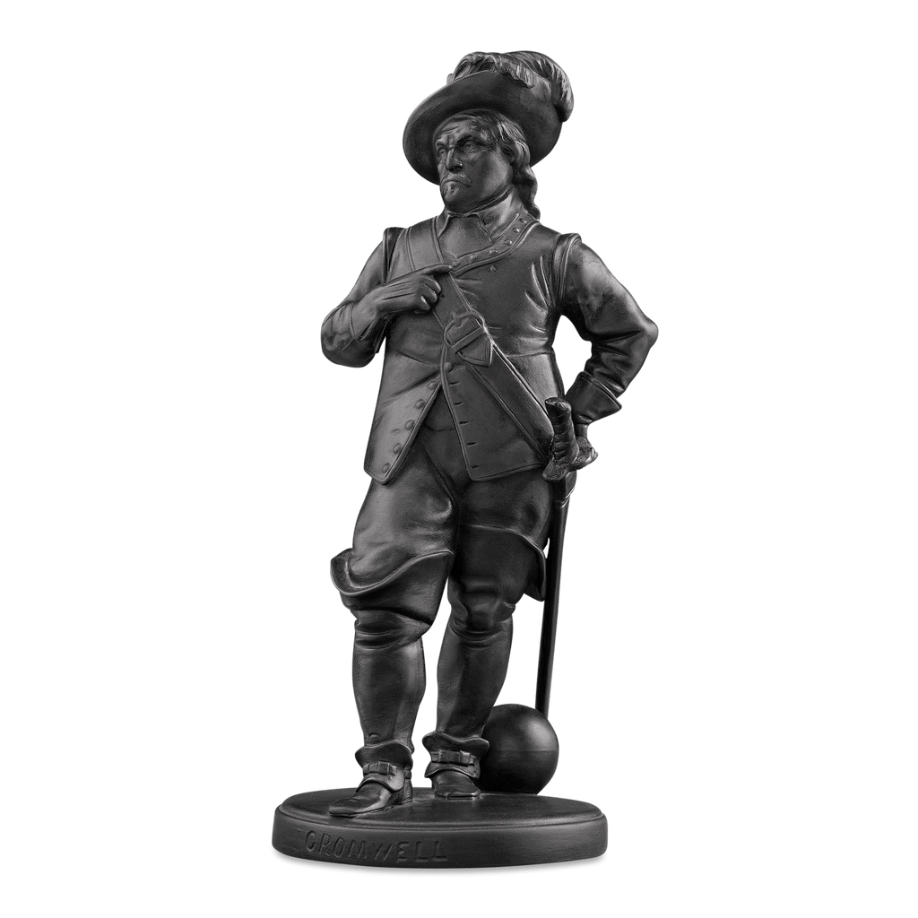 Wedgwood Black Basalt Statue of Oliver Cromwell