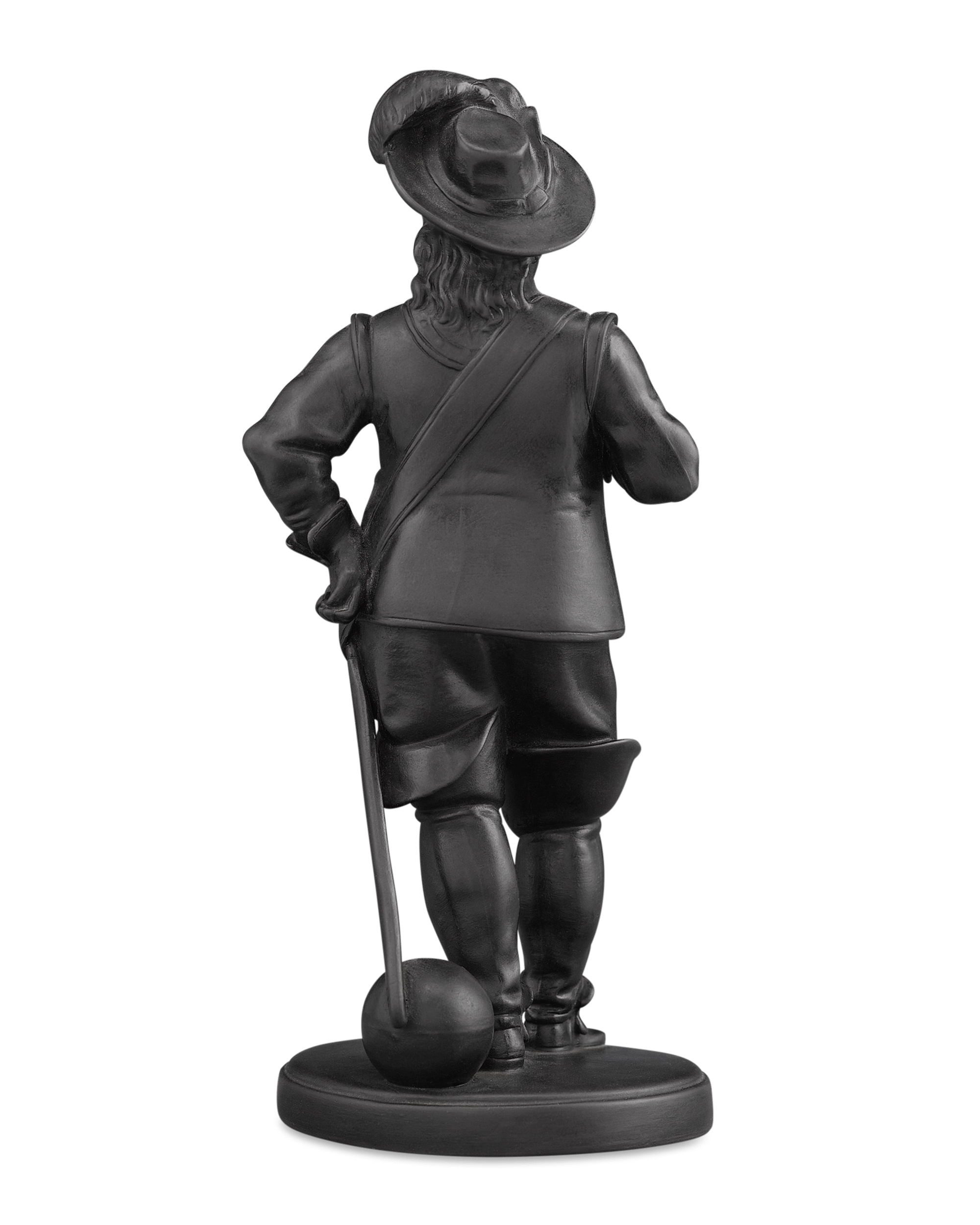 Wedgwood Black Basalt Statue of Oliver Cromwell