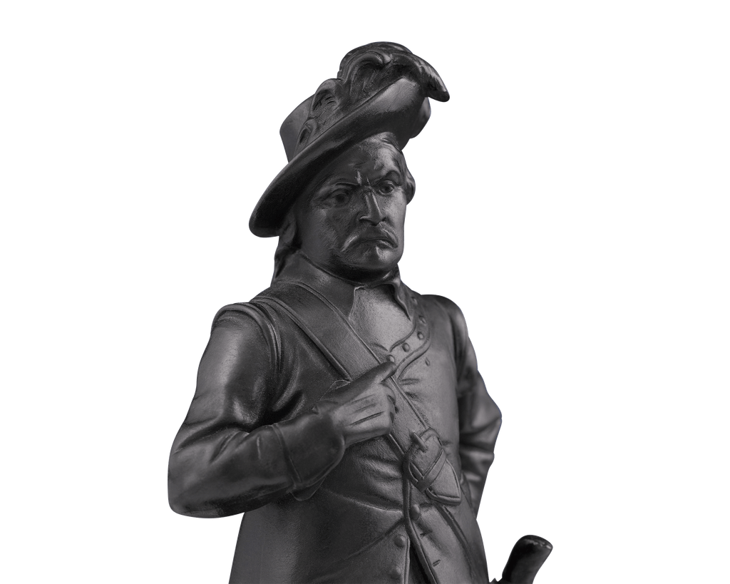 Wedgwood Black Basalt Statue of Oliver Cromwell