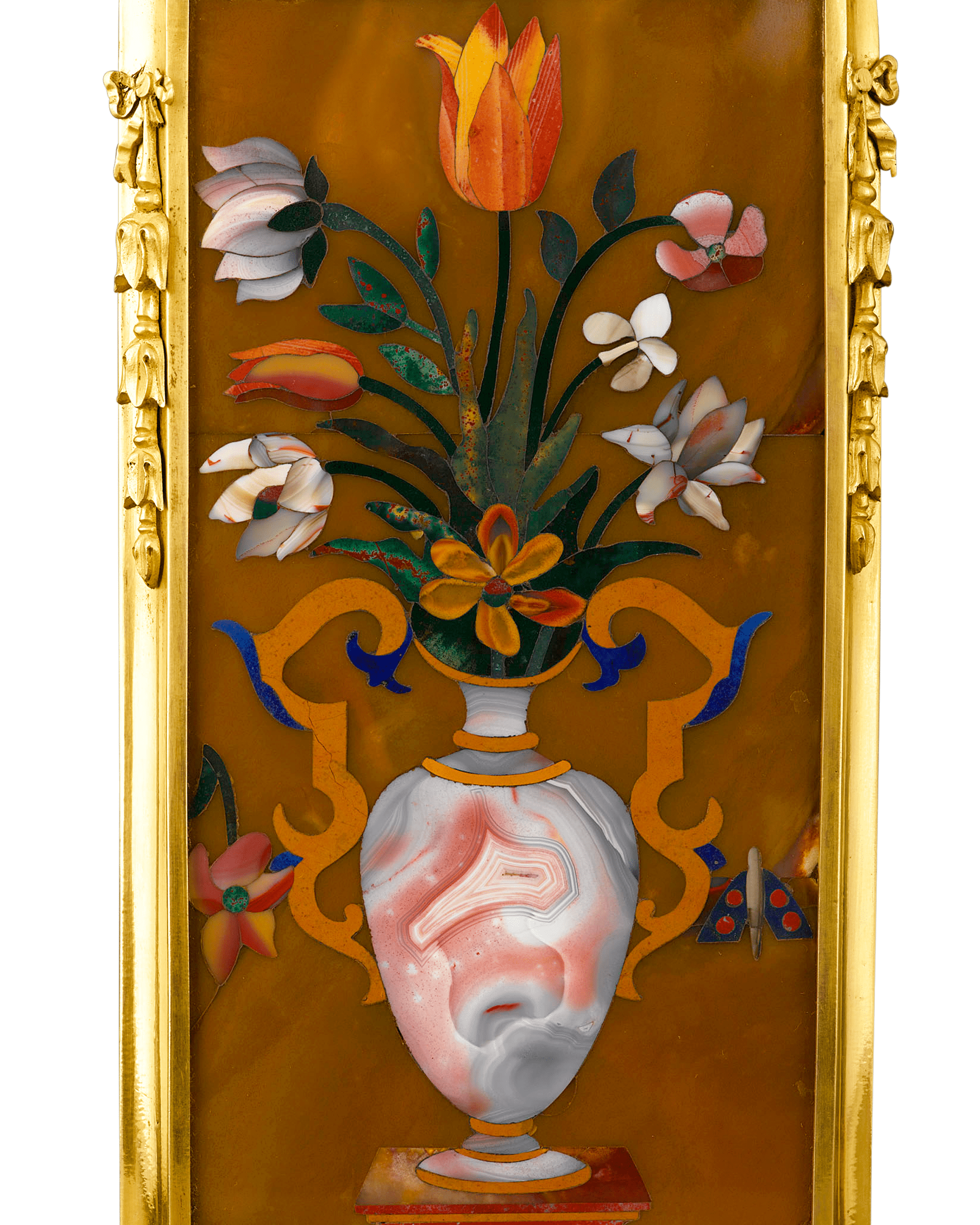 Russian Malachite and Pietre Dure Plinths