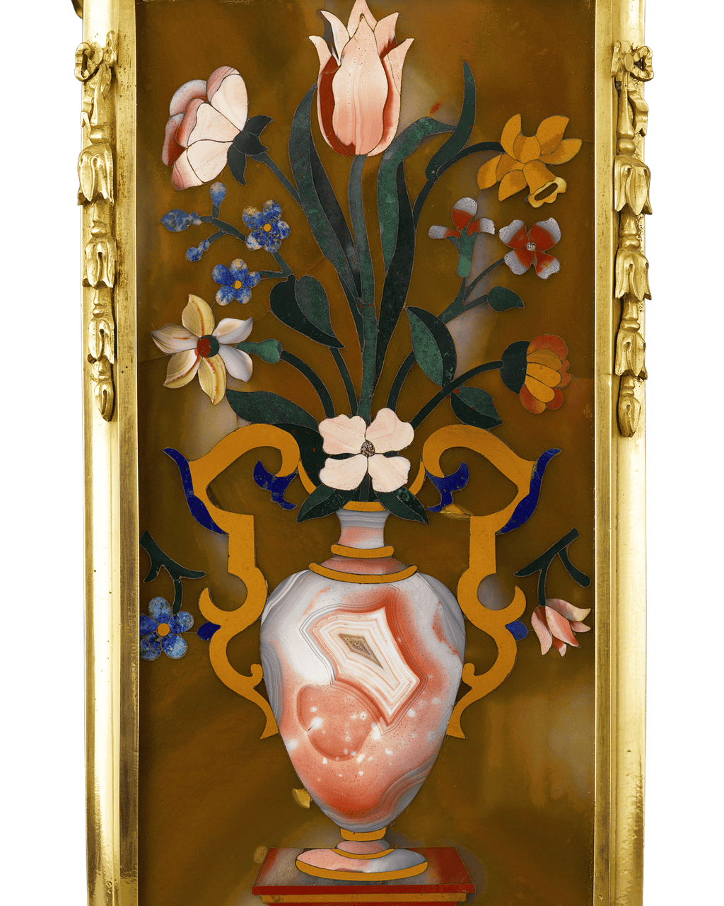 Russian Malachite and Pietre Dure Plinths