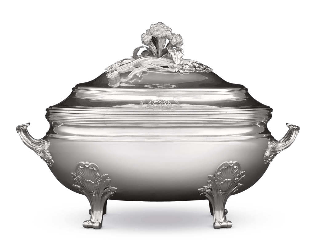 Louis XV Silver Tureen by Jean-Baptiste-Francois Cheret