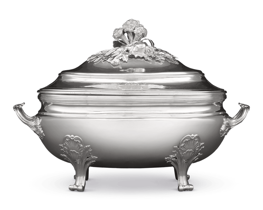 Louis XV Silver Tureen by Jean-Baptiste-Francois Cheret