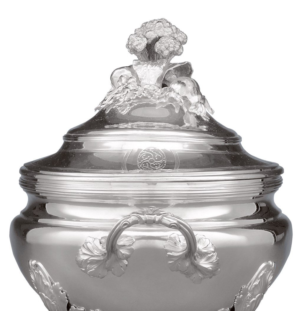 Louis XV Silver Tureen by Jean-Baptiste-Francois Cheret
