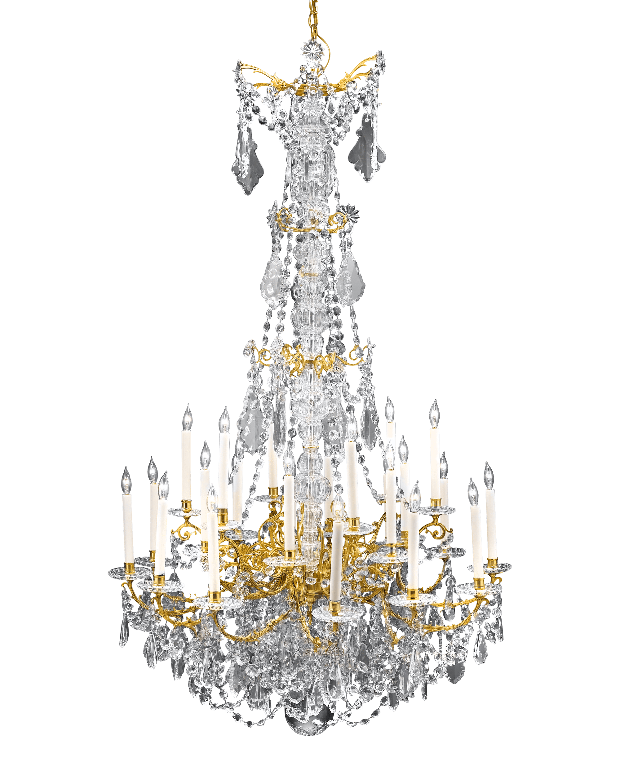 24-Light Baccarat Crystal Chandelier